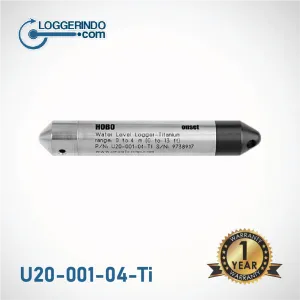 Alat Perekam Data Ketinggian Air Titanium (Kedalaman 13 kaki) | HOBO 13-Foot Depth Titanium Water Level Data Logger – U20-001-04-Ti