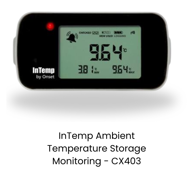 InTemp Ambient Temperature Storage Monitoring - CX403