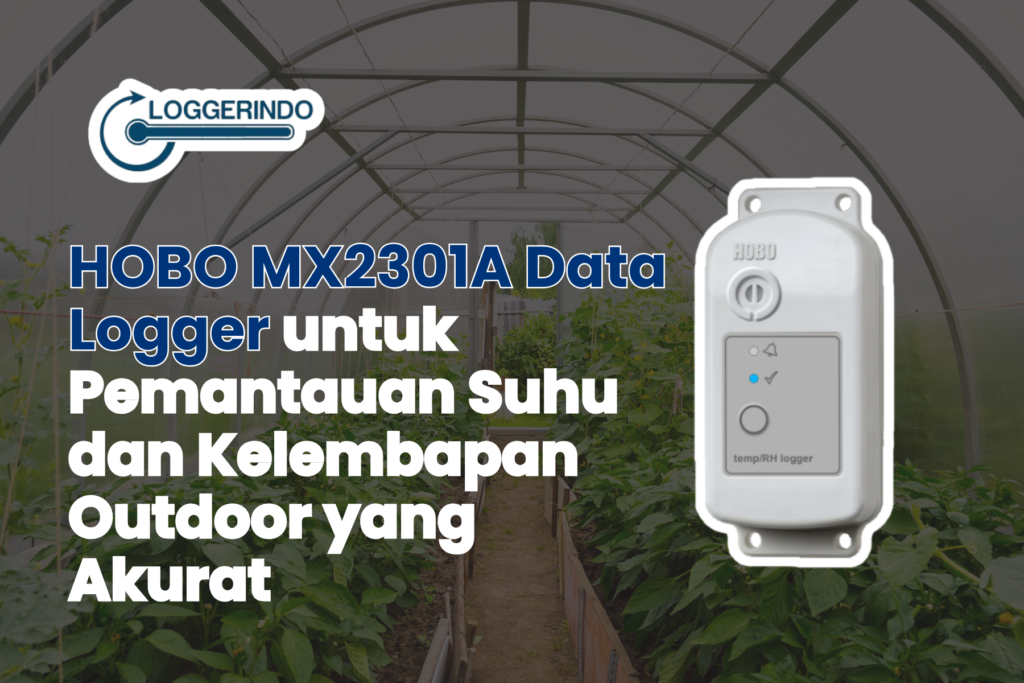 HOBO MX2301A Data Logger untuk Pemantauan Suhu dan Kelembapan Outdoor yang Akurat