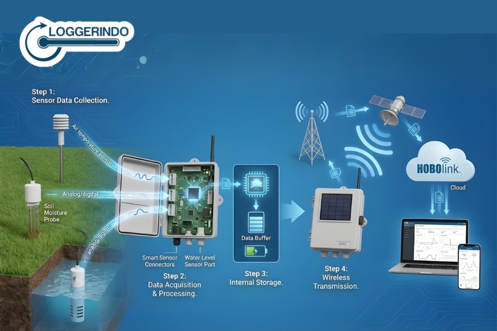 cara kerja water level monitoring - loggerindo