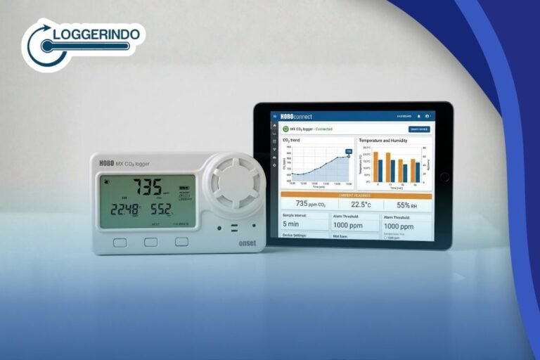HOBO MX1102 Data Logger: Pantau Suhu & Kelembaban Akurat