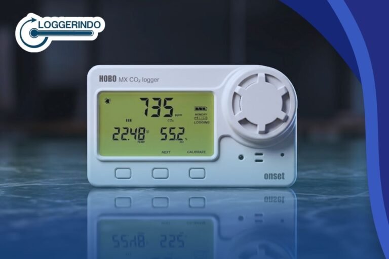 HOBO MX1102 Data Logger Kualitas udara Akurat