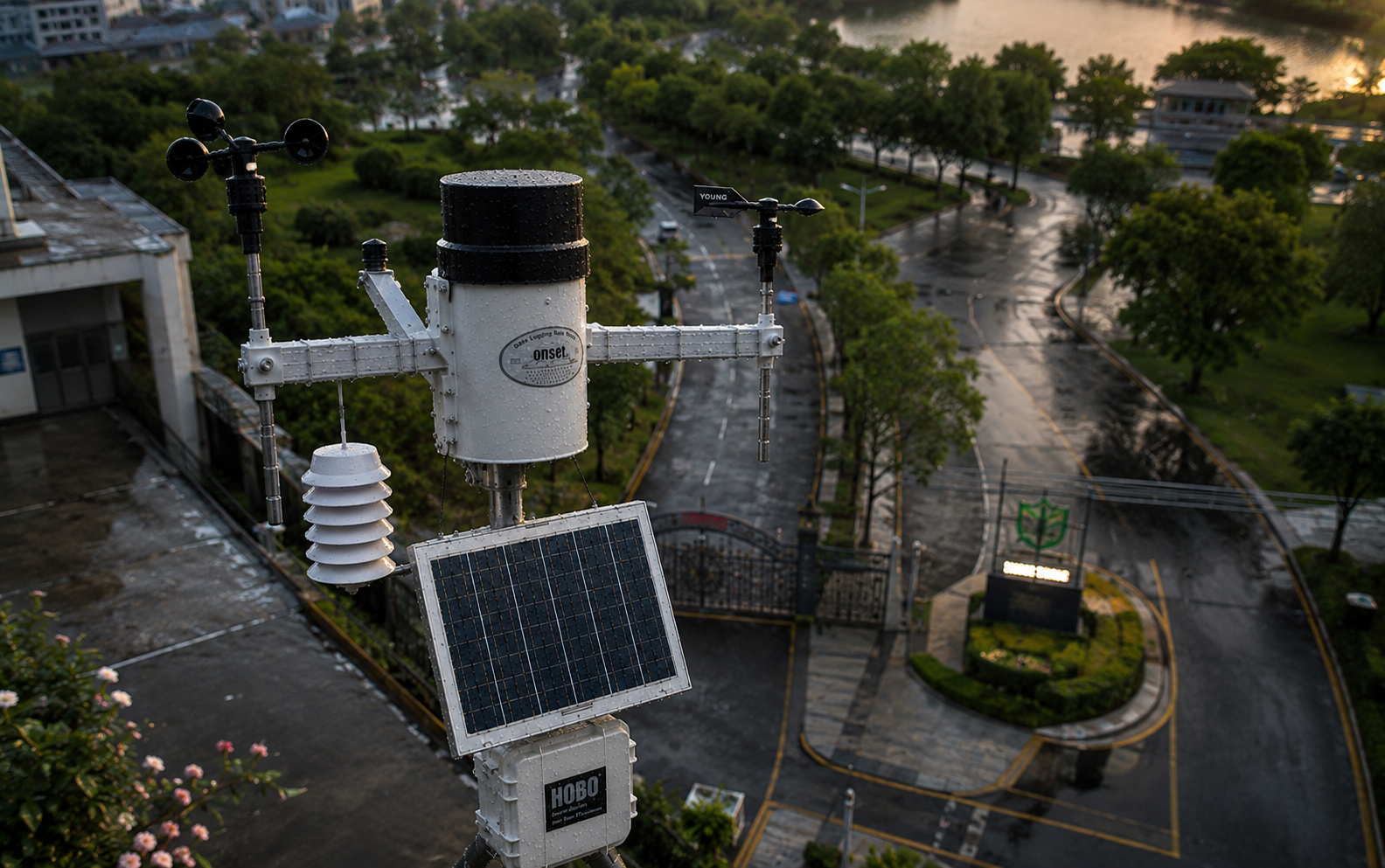 Jual rain gauge digital