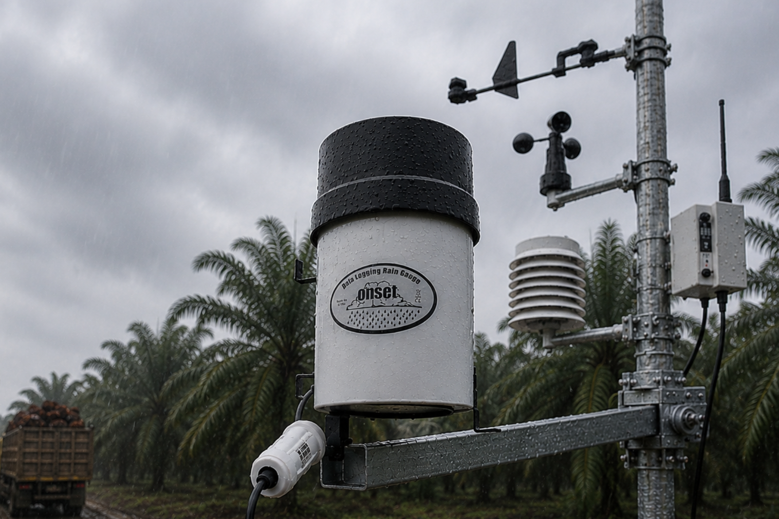 Rain gauge merk Hobo