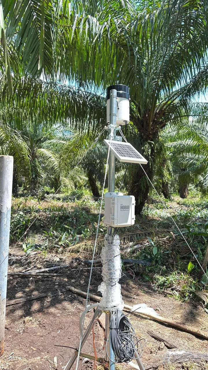 Instalasi Weather Station & AWLR di Blok C15 · PT Rim Capital, Sampit
